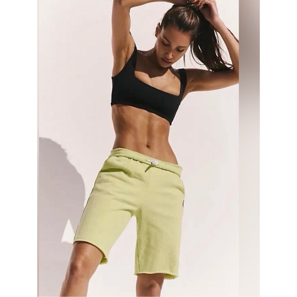 FREE PEOPLE For The Win Long Shorts in Citrus Sz S NWOT